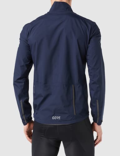 GORE WEAR Chaqueta de ciclismo para hombre, GORE-TEX PACLITE, S, Azul marino