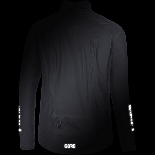 GORE Wear Chaqueta impermeable de ciclismo en carretera para hombre, M, Negro, 100277