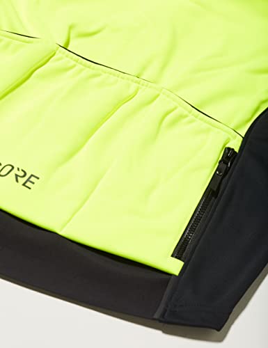 GORE WEAR Chaqueta térmica de ciclismo para hombre, C3, GORE-TEX INFINIUM, XL, Amarillo neón/Negro