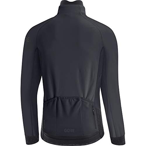 GORE WEAR Chaqueta térmica de ciclismo para hombre, C5, GORE-TEX INFINIUM, S, Negro