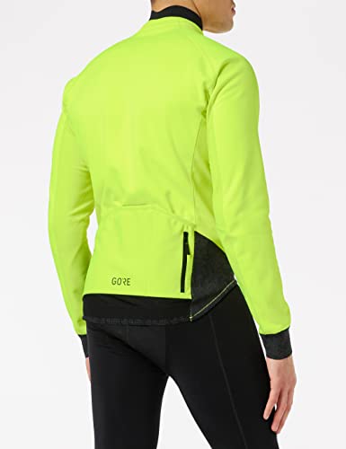 GORE WEAR Chaqueta térmica de ciclismo para hombre, C5, GORE-TEX INFINIUM, XXL, Amarillo neón