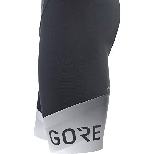 GORE WEAR Culote corto Ardent Fade para hombre, Con badana, XL, Negro/Blanco