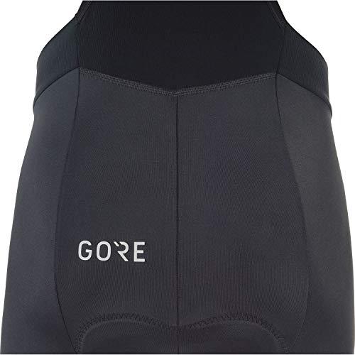 GORE WEAR Culote corto Ardent Fade para hombre, Con badana, XL, Negro/Rojo fuego