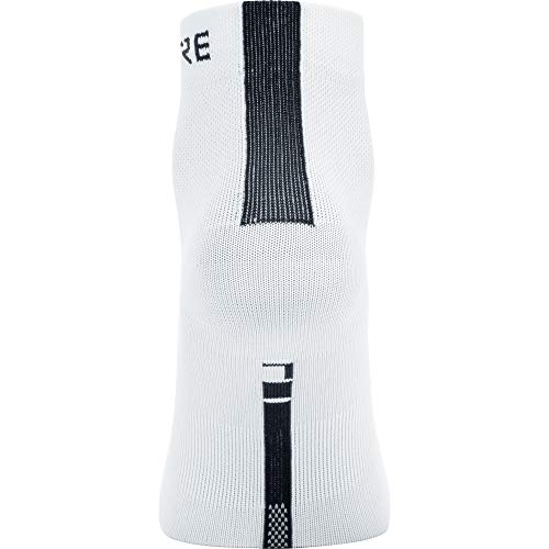 GORE WEAR M Calcetines unisex, Talla: 41-43, Color: blanco/negro