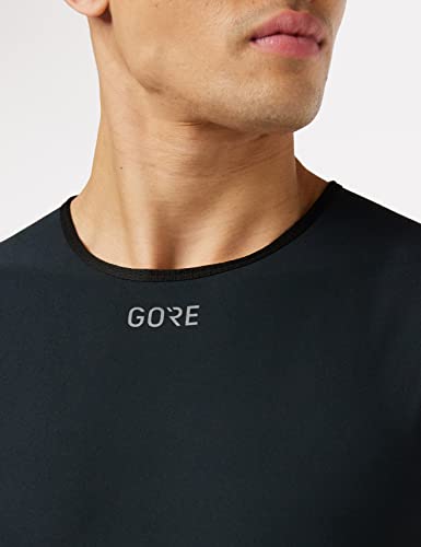 GORE WEAR M Camiseta interior de hombre GORE WINDSTOPPER, Talla: M, Color: Negro