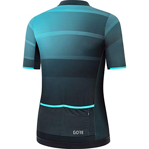 GORE WEAR Maillot Ardent de mujer, GORE Selected Fabrics, 36, Azul turquesa/Azul oscuro