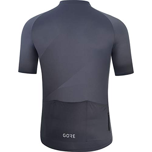 GORE WEAR Maillot de manga corta Fade para hombre, M, Azul grisáceo/Negro