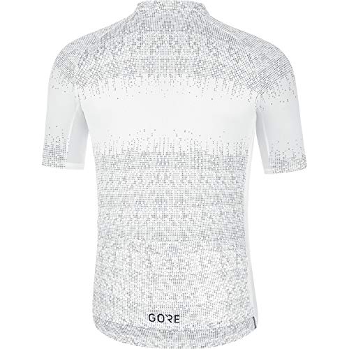 GORE WEAR Maillot de manga corta Magix para hombre, M, Blanco