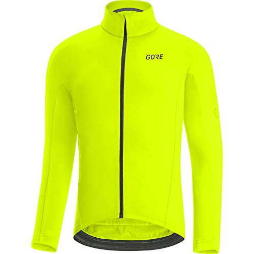 GORE WEAR Maillot térmico de ciclismo para hombre, C3, XL, Amarillo neón