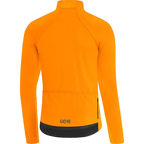 GORE WEAR Maillot térmico de ciclismo para hombre, C5, M, Naranja