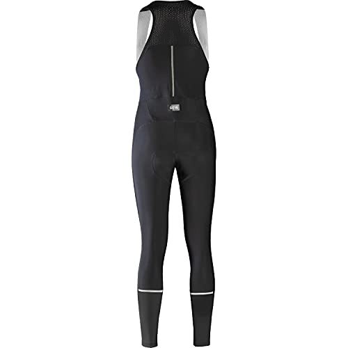 GORE WEAR Progress Thermo Bib Tights+, Tejidos Seleccionados GORE , 38, Negro