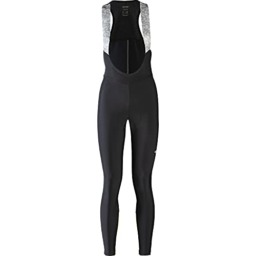 GORE WEAR Progress Thermo Bib Tights+, Tejidos Seleccionados GORE , 38, Negro