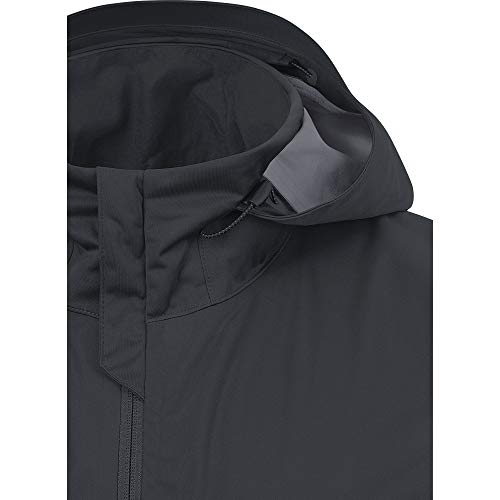 GORE WEAR R3 Chaqueta de Hombre con Capucha GORE-TEX, S, Gris oscuro/Negro