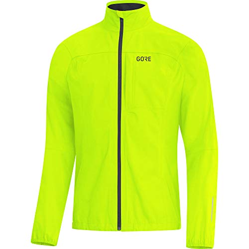 GORE WEAR R3 Chaqueta de hombre GORE-TEX, S, amarillo neón