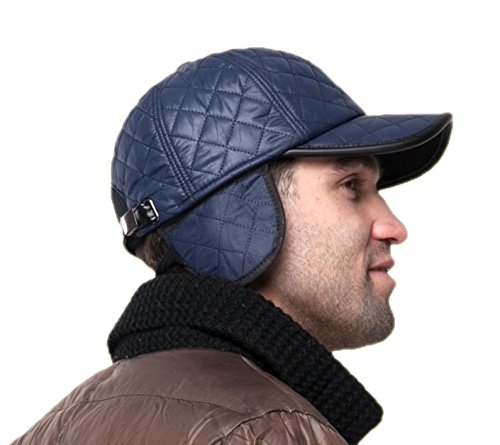 Gorra de Béisbol Ajustable por Hombre Mujer in Invierno al Aire Libre Deport Sombrero Espeso Cálido Gorros con Orejera