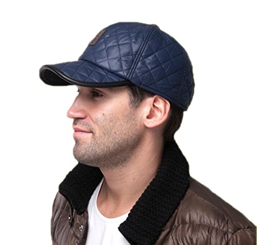 Gorra de Béisbol Ajustable por Hombre Mujer in Invierno al Aire Libre Deport Sombrero Espeso Cálido Gorros con Orejera