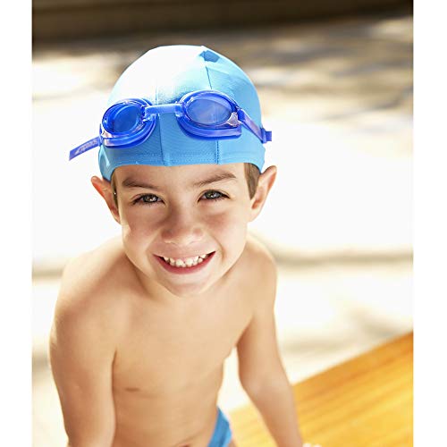 Gorro Natacion, NETUME 4pcs Lycra Gorros Piscina Mujer Hombre, Resistente Al Cloro Gorro de Piscina/Gorros Natación/Gorro Spa, Muy Cómodo Gorro Natacion Tela Niño Niña,Con Clip para Orejas y Nariz