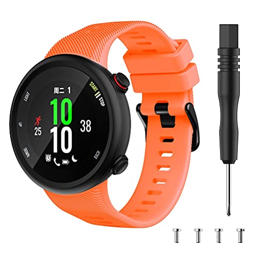 Gransho Correa de Reloj Compatible con Garmin Forerunner 45 / Forerunner 45S / Swim 2, Impermeable Reemplazo Correas Reloj Silicona Banda (Pattern 5)