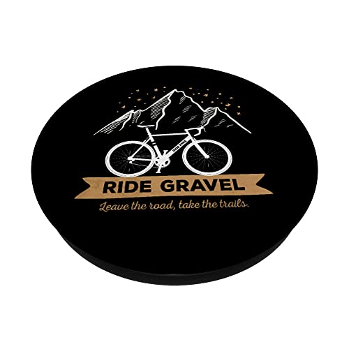 Gravel Bike Leave The Roads Take The Trail Bicicleta PopSockets PopGrip Intercambiable