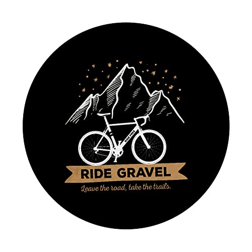 Gravel Bike Leave The Roads Take The Trail Bicicleta PopSockets PopGrip Intercambiable