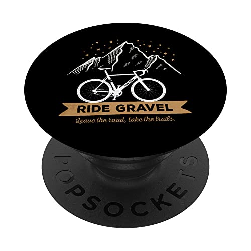 Gravel Bike Leave The Roads Take The Trail Bicicleta PopSockets PopGrip Intercambiable