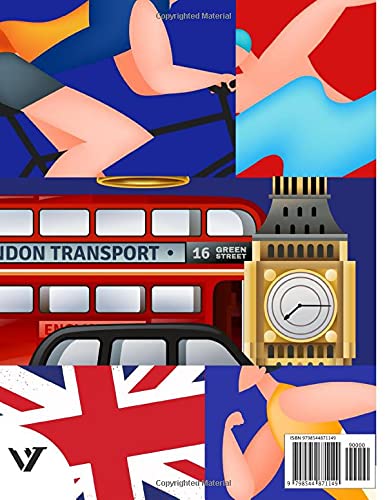 Great Britain Triathlon Notebook: Blank Lined Journal For United Kingdom Residents, Triathlon Fan, Coach, Athletics, UK Sports Lovers