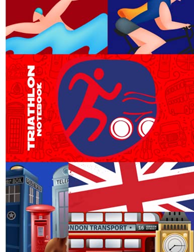 Great Britain Triathlon Notebook: Blank Lined Journal For United Kingdom Residents, Triathlon Fan, Coach, Athletics, UK Sports Lovers