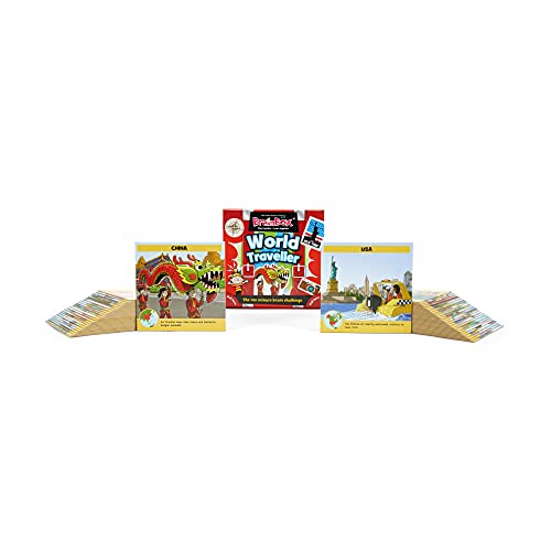 Green Board Games - GRE91037 - BrainBox - World Traveller - Juego de Cartas