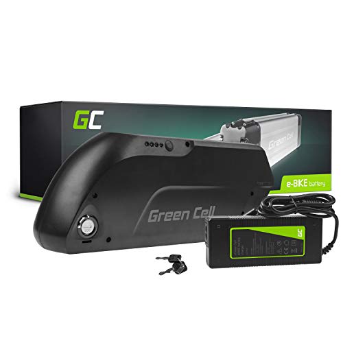 Green Cell® 36V | 48V Batería para Bicicleta Electrica de Iones de Litio Li-Ion Recargable al Motor 250W BMS E-Bike Pedelec Down Tube y Cargador (36V 15.6Ah MAX 250W)