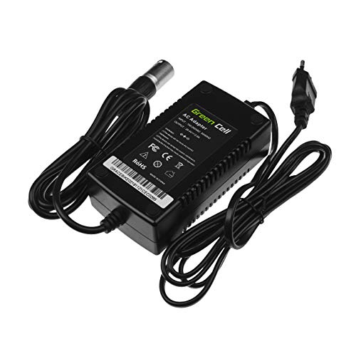 Green Cell® Cargador (29.4V 2A 38W) para Freway Gazelle Giant Greens Haibike Husqvarna KTM Kalkhoff Keeway E-Bike Bicicleta Eléctrica Li-Ion Batería (Conector XLR 3 Pin)