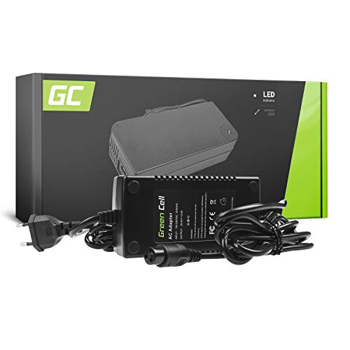 Green Cell® Cargador (29.4V 2A 58W) para Haibike KTM Kalkhoff Flyer Cube Focus Giant Bergamont Ghost Trek Gazelle Winora Specialized 24V Ebike Bicicleta Eléctrica Batería (Conector 3-Pin/3-pines)