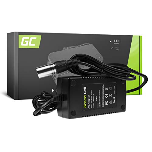 Green Cell® Cargador (54.6V 1.8A 98W) para Freway Gazelle Giant Greens Haibike Husqvarna KTM Kalkhoff Keeway E-Bike Bicicleta Eléctrica Li-Ion Batería (Conector XLR 3 Pin)