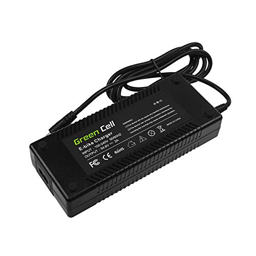 Green Cell® Chargeur (54.6V 2A) pour Kettler Kreidler Kross Liberty Lovelec Merida Navigator Prodigy 48V E-Bike Li-Ion Batterie Vélo Électrique (Connecteur 5.5 * 2.1mm)