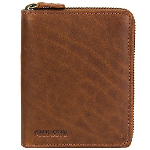 Greenburry Oily Tumbled Monedero piel 10,5 cm