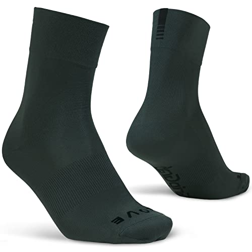 GripGrab Calcetines Ciclismo Verano Lightweight SL Performance 8 Colores Altura 12 cm y 15 cm Ciclistas Carrerera MTB, Adultos Unisex, Verde-15cm, L (44-47)