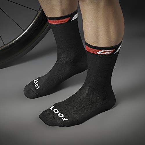 GripGrab Classic High Cut Long Breathable Summer Cycling Socks Tall Pro Racing-Style Road Mountain-Bike Cross Gravel Calcetines Ciclismo, Unisex-Adult, Negro, EU 41-44