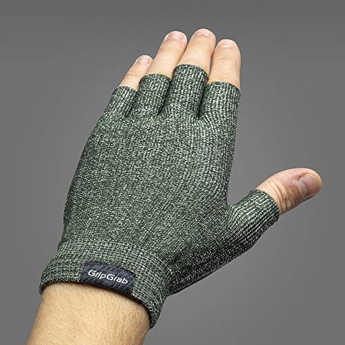 GripGrab Freedom Fingerless Knitted Cycling Gloves Comfortable Durable Lifestyle Anti-Slip Shortfinger Gravel Bike-Packing