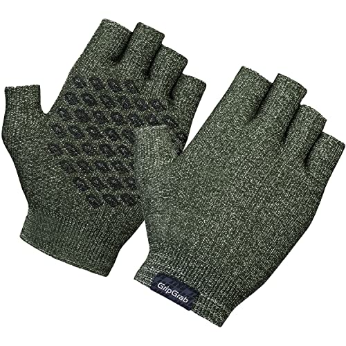 GripGrab Freedom Fingerless Knitted Cycling Gloves Comfortable Durable Lifestyle Anti-Slip Shortfinger Gravel Bike-Packing