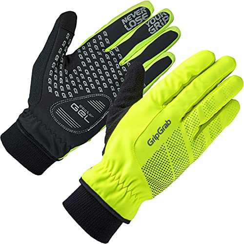 GripGrab Guantes de Ciclismo Ride Térmicos de Invierno Cortavientos Acolchados Táctiles con Forro Polar Guantes Ciclismo Invierno