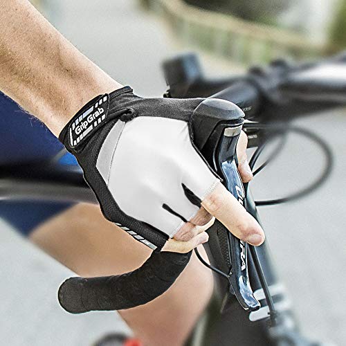 GripGrab Guantes de Ciclismo SuperGel de Verano Cortos Acolchado DoctorGel 6mm Mitones Sin Dedos Carretera MTB Unisex