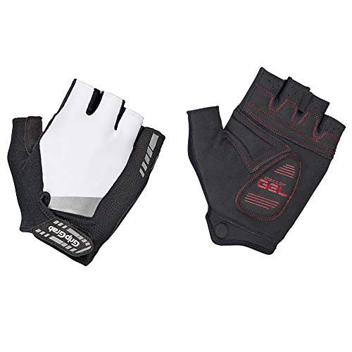 GripGrab Guantes de Ciclismo SuperGel de Verano Cortos Acolchado DoctorGel 6mm Mitones Sin Dedos Carretera MTB Unisex