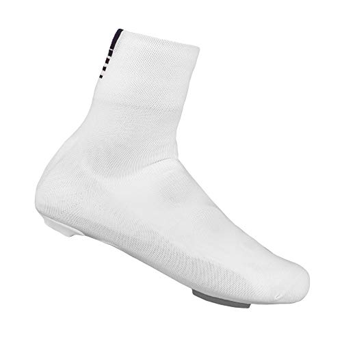 GripGrab Primavera Aero Knit – Cubierta para Ciclismo – Hombre y Mujer, Unisex, Cobertura para Las Patas, 203002001, Blanco, OneSize (40-46)