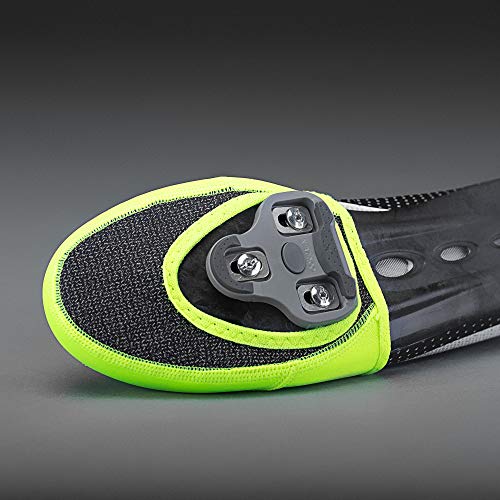 GripGrab Punteras Ciclismo Carretera Cubrezapatillas Cortavientos Impermeables Térmicos Cubrebotas Invierno, Adultos Unisex, Amarillo Neón, L/XL (42-45)