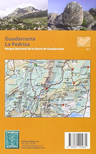 Guadarrama-La Pedriza. 2 mapas excursionistas. Escala 1:25.000. Editorial Alpina. Español, Française, English. (CARPETA ALPINA - 1/25.000)