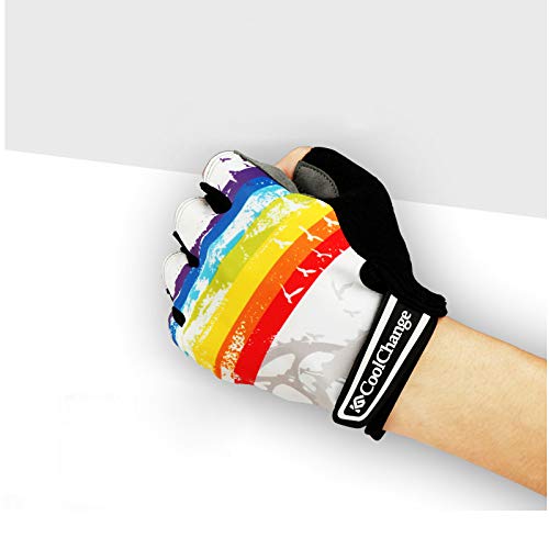 Guantes de Bicicleta Medio Dedo Hombres y Mujeres Verano Bicicleta de montaña Guantes de Bicicleta Carretera montaña Transpirable Guantes de Bicicleta a Prueba de Golpes - Negro, M