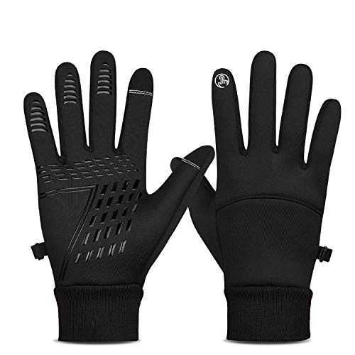 Guantes de invierno con pantalla táctil de alta calidad, guantes de ciclismo ajustables, impermeables, resistentes al viento, antideslizantes,para correr,ciclismo,esquí,senderismo,caza, camping, etc