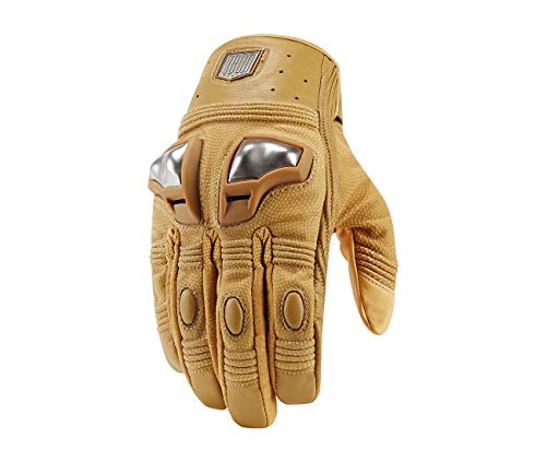 Guantes ICON 1000 RETROGRADE GLOVE BEIGE – S -3301-2732