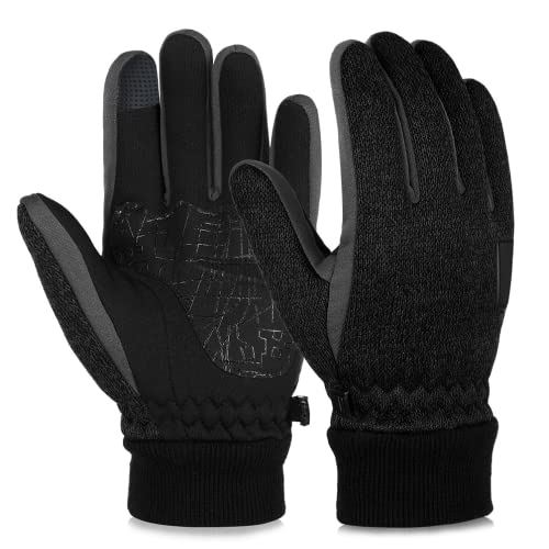 Guantes Invierno Ciclismo Hombre Mujer - Guantes de Pantalla Táctil Antideslizantes para Frio Ciclismo Running Bici Moto MTB para movil Tactiles Regalos Originales Amigo Navidad