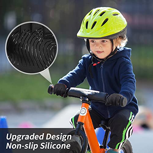 Guantes térmicos de ciclismo de invierno para niñas - Pantalla táctil para niños Guantes negros para nieve para bicicleta Entrenamiento al aire libre para niños Correr Montar Esquí 6-8 años