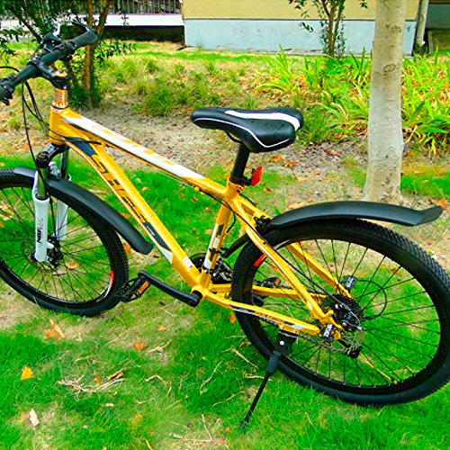 Guardabarros Bicicleta 1pcs BTT Montaña camino de la bicicleta de la bici Fender guardabarros exterior delantera de la bicicleta / posterior del guardabarros trasero profesional de piezas de bicicleta
